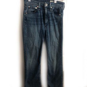 rag & bone Nina High-Rise Ankle Flare Jeans